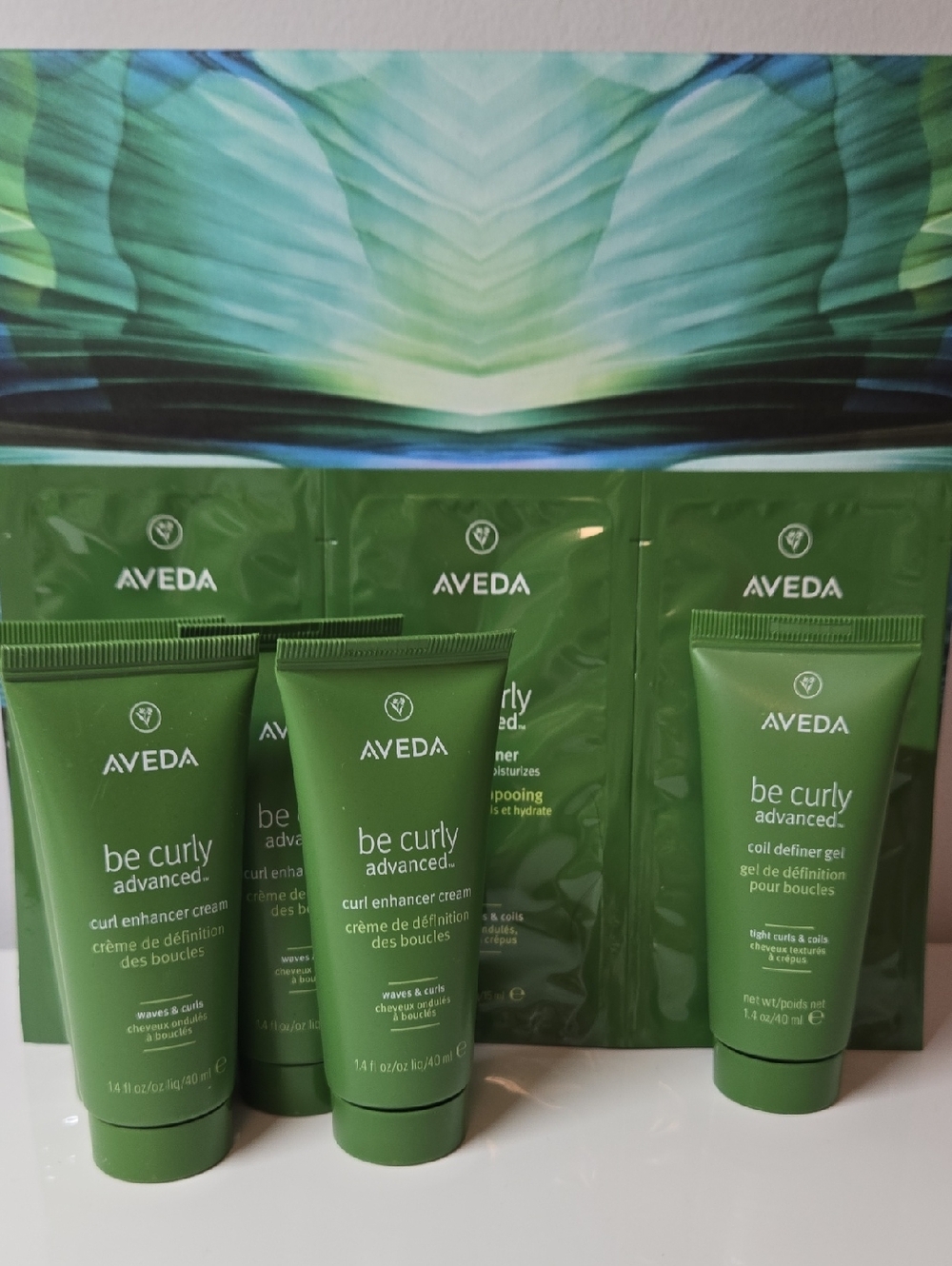 🌟 AVEDA Travel-Size Be Curly Advanced Hair Set 🌟